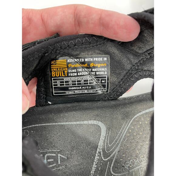 KEEN Rialto 3 Point Sandal Outdoors 1016642 Black‎ Men\'s 12M Hiking Outdoor